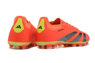Adidas Predator 24 Elite AG Low-Tops Soccer Cleats - Red/Silver/Yellow