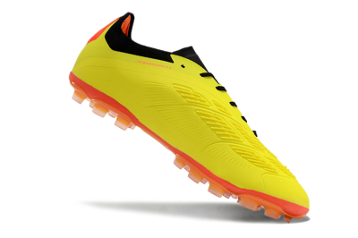 Adidas Predator 24 Elite AG Low-Tops Soccer Cleats - Yellow/Silver/Red