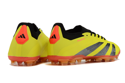 Adidas Predator 24 Elite AG Low-Tops Soccer Cleats - Yellow/Silver/Red