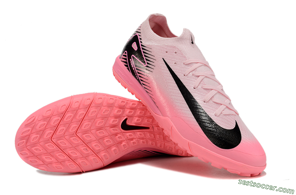 Nike Air Zoom Mercurial Vapor 16 Elite TF Low-Tops Soccer Shoes - Pink/White 3