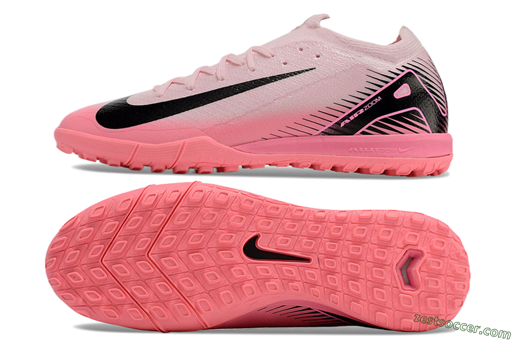 Nike Air Zoom Mercurial Vapor 16 Elite TF Low-Tops Soccer Shoes - Pink/White 1