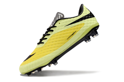 Nike Hypervenom Phantom FG Low-Tops Soccer Cleats - Yellow/Black/Silver