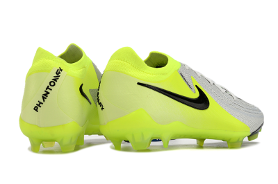 Nike Phantom GX Elite FG Low-Tops Soccer Cleats - Grey/Yellow/Black