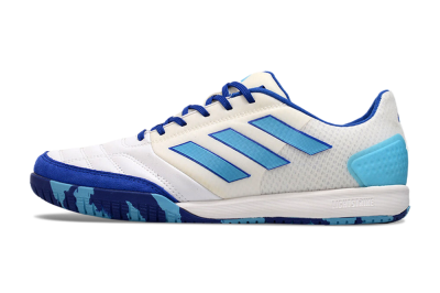 Adidas Top Sala Competition IC Low-Tops Soccer Shoes - White/Blue/Beige