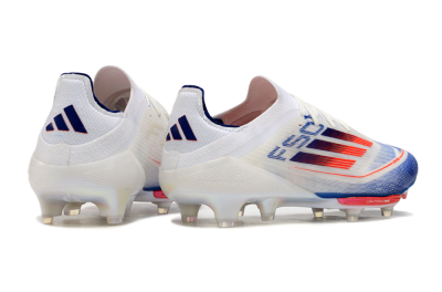 Adidas F50+ Lightstrike Pro FG Low-Tops Soccer Cleats - Cloud White/Solar Red/Lucid Blue