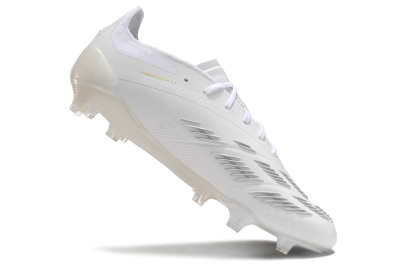 Adidas Predator Elite 24 FG Low-Tops Soccer Cleats - Beige/White/Gold