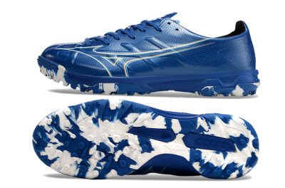 Mizuno Monarcida Alpha TF Low-Tops Soccer Shoes - Blue/White/Yellow