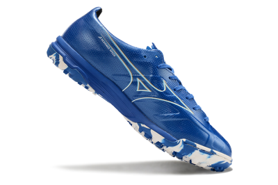 Mizuno Monarcida Alpha TF Low-Tops Soccer Shoes - Blue/White/Yellow