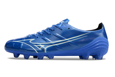 Mizuno Monarcida Alpha FG Low-Tops Soccer Cleats - Blue/White/Yellow