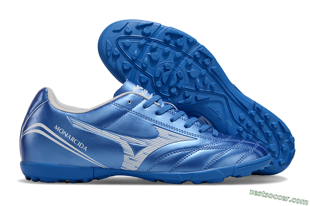 Mizuno Monarcida Neo TF Low-Tops Soccer Shoes - Blue/White 0