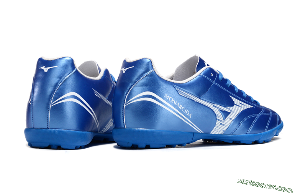 Mizuno Monarcida Neo TF Low-Tops Soccer Shoes - Blue/White 6