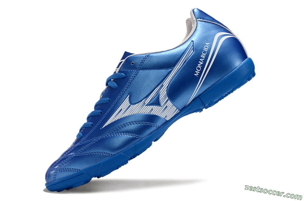Mizuno Monarcida Neo TF Low-Tops Soccer Shoes - Blue/White 5