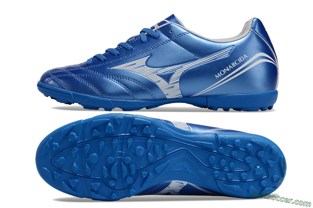 Mizuno Monarcida Neo TF Low-Tops Soccer Shoes - Blue/White 1