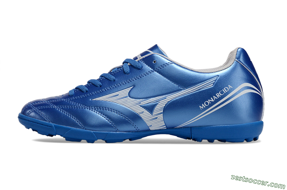 Mizuno Monarcida Neo TF Low-Tops Soccer Shoes - Blue/White 2