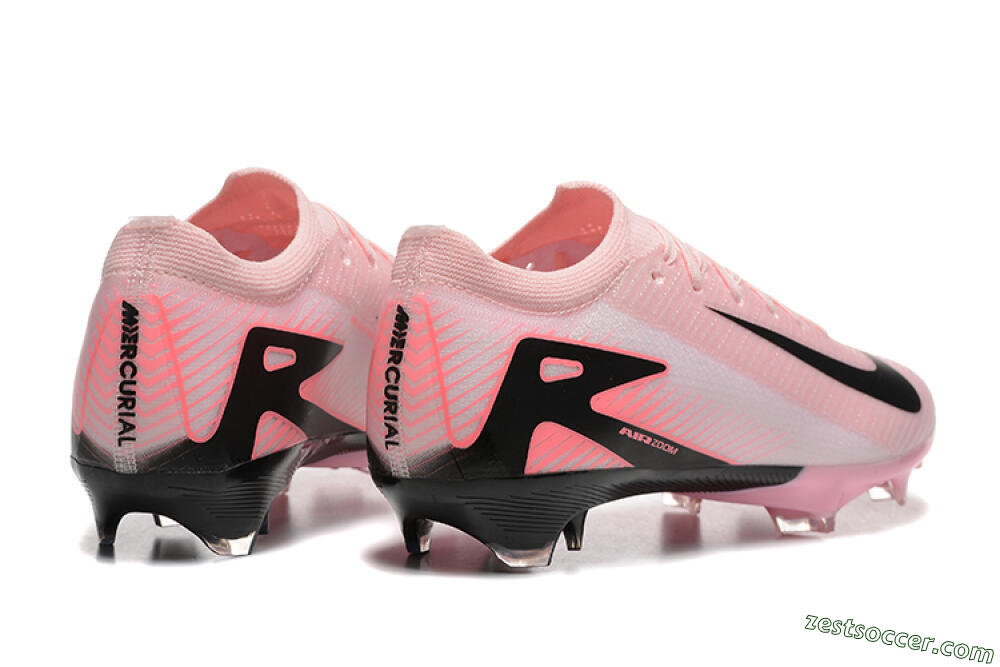 Nike Air Zoom Mercurial Vapor 16 Elite FG Low-Tops Soccer Cleats - Pink/Black 9