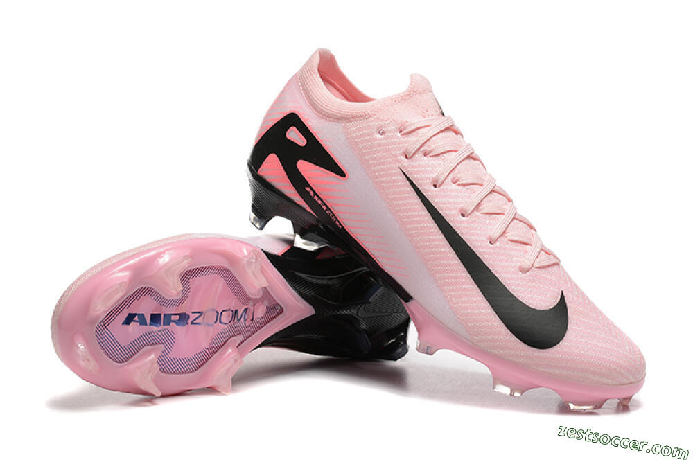Nike Air Zoom Mercurial Vapor 16 Elite FG Low-Tops Soccer Cleats - Pink/Black 4