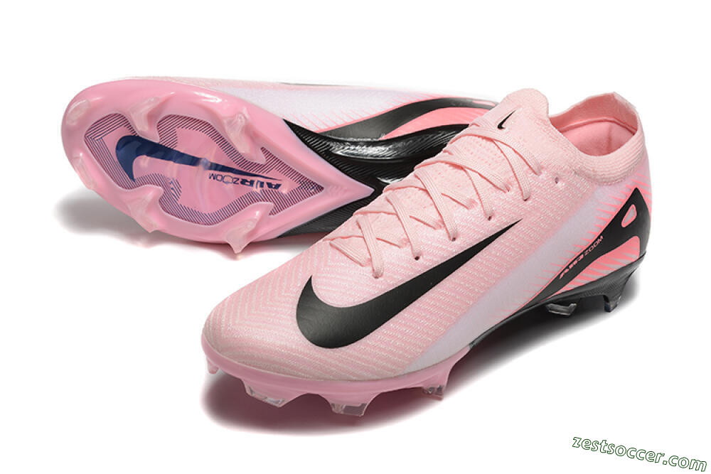 Nike Air Zoom Mercurial Vapor 16 Elite FG Low-Tops Soccer Cleats - Pink/Black 3