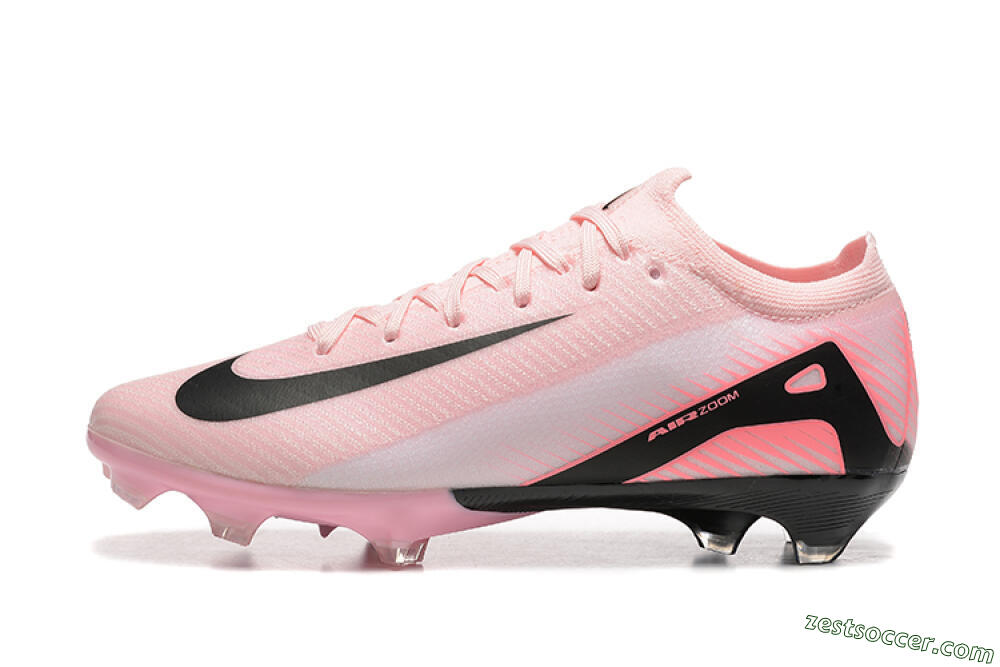 Nike Air Zoom Mercurial Vapor 16 Elite FG Low-Tops Soccer Cleats - Pink/Black 2