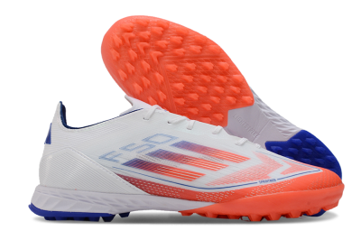 Adidas F50 Pro TF Low-Tops Soccer Shoes - White/Red/Blue