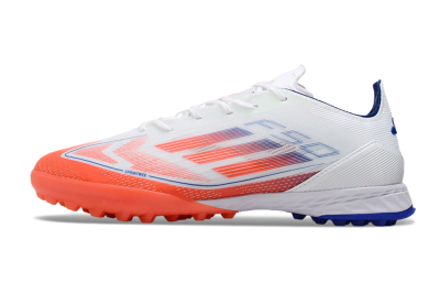 Adidas F50 Pro TF Low-Tops Soccer Shoes - White/Red/Blue