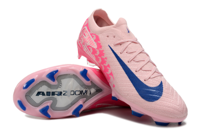 Nike Air Zoom Mercurial Vapor 16 Elite FG Low-Tops Soccer Cleats - Pink/White/Blue