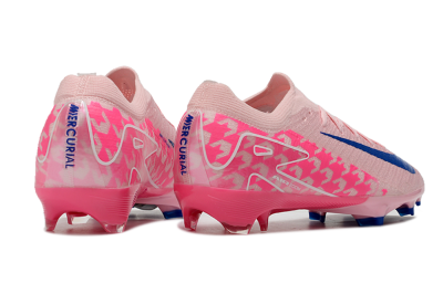 Nike Air Zoom Mercurial Vapor 16 Elite FG Low-Tops Soccer Cleats - Pink/White/Blue