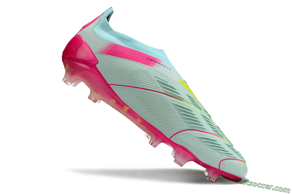 Adidas Predator Accuracy+ FG Low-Tops Soccer Cleats - Blue/Purple/Pink 4