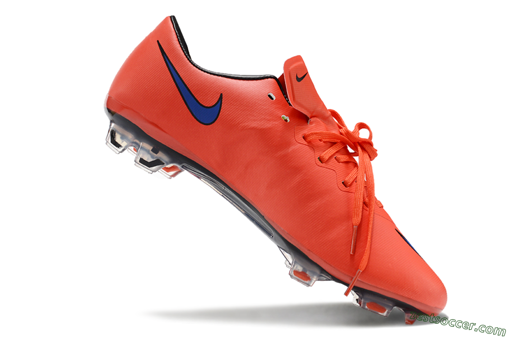 Nike Mercurial Vapor 10 FG Low-Tops Soccer Cleats - Red/Blue/Black 4