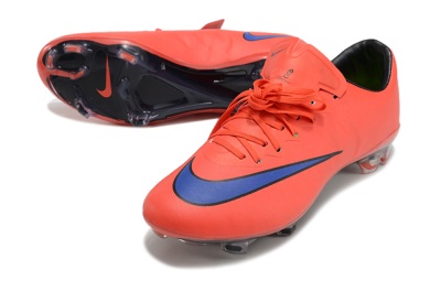 Nike Mercurial Vapor 10 FG Low-Tops Soccer Cleats - Red/Blue/Black