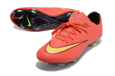 Nike Mercurial Vapor 10 FG Low-Tops Soccer Cleats - Red/Yellow/Black