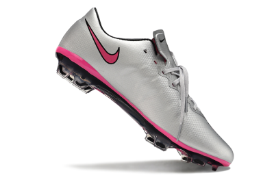 Nike Mercurial Vapor 10 FG Low-Tops Soccer Cleats - Silver/Pink/Black