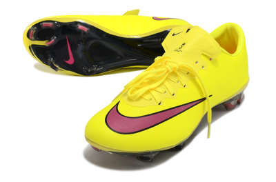 Nike Mercurial Vapor 10 FG Low-Tops Soccer Cleats - Yellow/Black/Red