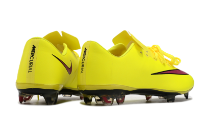 Nike Mercurial Vapor 10 FG Low-Tops Soccer Cleats - Yellow/Black/Red