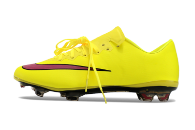 Nike Mercurial Vapor 10 FG Low-Tops Soccer Cleats - Yellow/Black/Red