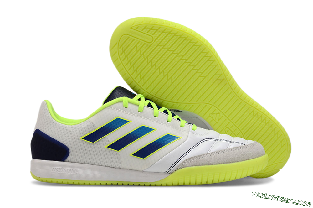 Adidas Top Sala Competition IC Low-Tops Soccer Shoes - White/Blue/Yellow 0