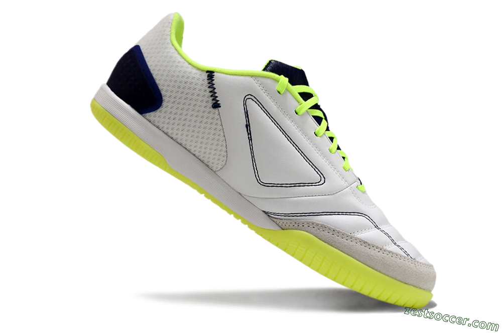 Adidas Top Sala Competition IC Low-Tops Soccer Shoes - White/Blue/Yellow 4