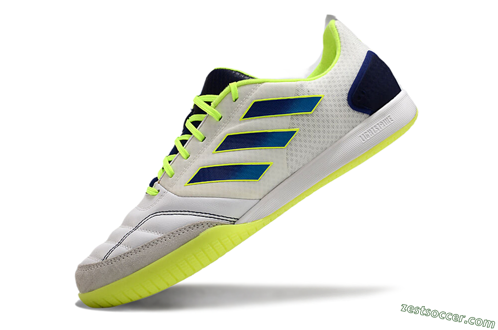 Adidas Top Sala Competition IC Low-Tops Soccer Shoes - White/Blue/Yellow 5