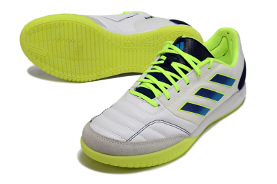 Adidas Top Sala Competition IC Low-Tops Soccer Shoes - White/Blue/Yellow