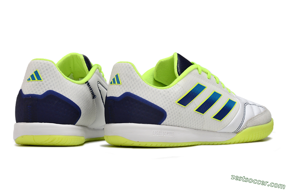 Adidas Top Sala Competition IC Low-Tops Soccer Shoes - White/Blue/Yellow 6