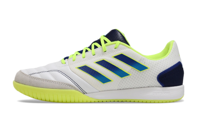 Adidas Top Sala Competition IC Low-Tops Soccer Shoes - White/Blue/Yellow