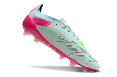 Adidas Predator Elite 24 FG Low-Tops Soccer Cleats - Jade/Purple/Pink