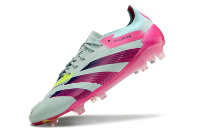 Adidas Predator Elite 24 FG Low-Tops Soccer Cleats - Jade/Purple/Pink