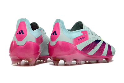 Adidas Predator Elite 24 FG Low-Tops Soccer Cleats - Jade/Purple/Pink