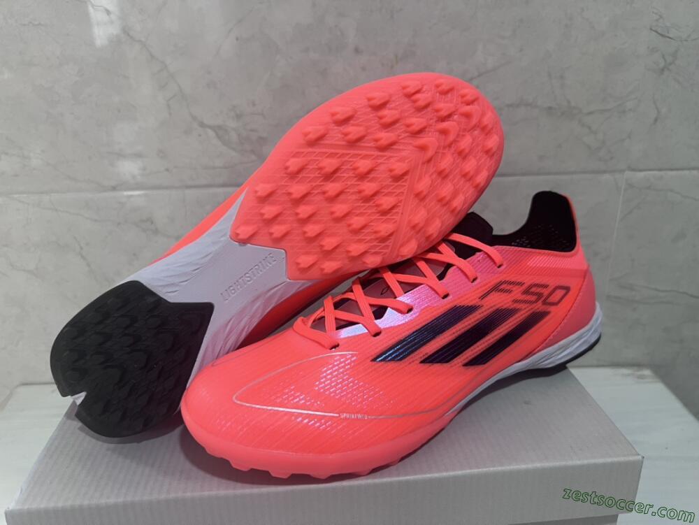 Adidas F50 Adizero TF Low-Tops Soccer Shoes - Red/Black