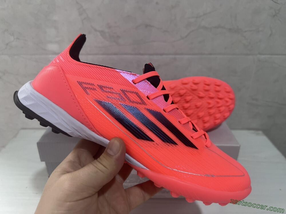 Adidas F50 Adizero TF Low-Tops Soccer Shoes - Red/Black