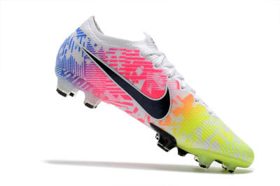 Nike Mercurial Vapor 13 Elite FG Low-Tops Soccer Cleats - Yellow/Pink/Blue