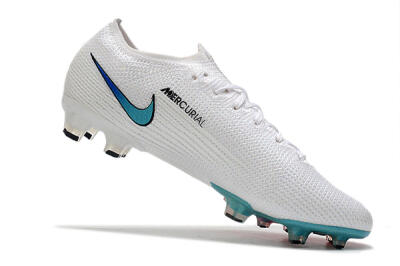 Nike Mercurial Vapor 13 Elite FG Low-Tops Soccer Cleats - White/Red/Blue