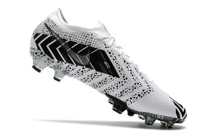 Nike Mercurial Vapor 13 Elite FG Low-Tops Soccer Cleats - Black/White/Blue