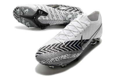 Nike Mercurial Vapor 13 Elite FG Low-Tops Soccer Cleats - Black/White/Blue