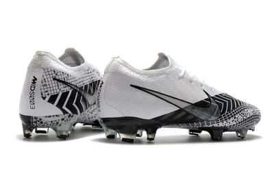 Nike Mercurial Vapor 13 Elite FG Low-Tops Soccer Cleats - Black/White/Blue